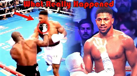 what happened to anthony joshua.
